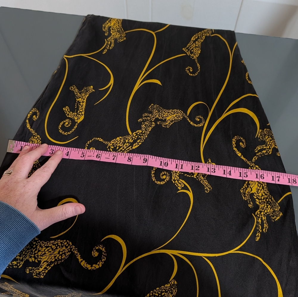 L'AGENCE Jodie Tiger Print Silk Slip Dress - Picture 15 of 16